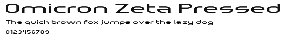 Omicron Zeta Pressed Preview