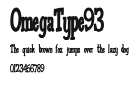 OmegaType93 Preview