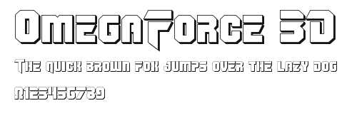 OmegaForce 3D Preview