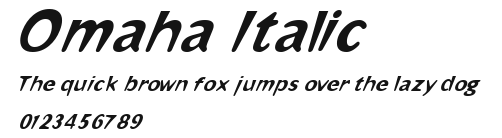 Omaha Italic Preview