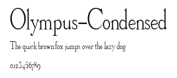 Olympus-Condensed Preview