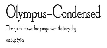 Olympus-Condensed Preview
