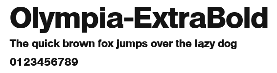 Olympia-ExtraBold Preview