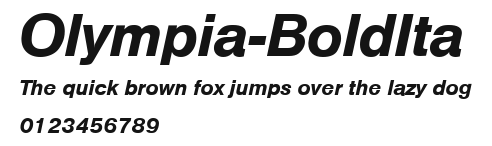 Olympia-BoldIta Preview