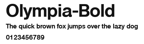Olympia-Bold Preview