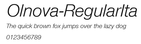 Olnova-RegularIta Preview