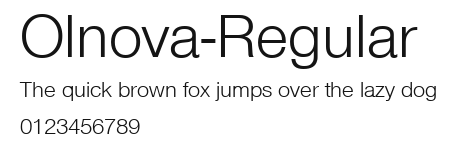 Olnova-Regular Preview