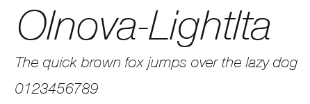Olnova-LightIta Preview