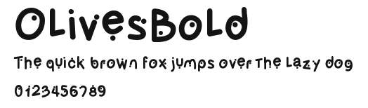 OlivesBold Preview