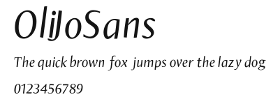 OliJoSans Preview