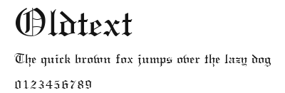 Oldtext Preview