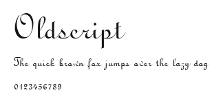 Oldscript Preview