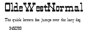OldeWest-Normal Preview