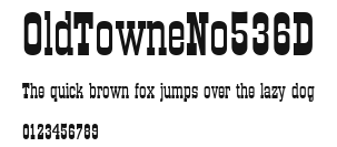 OldTowneNo536D Preview