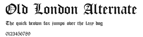Old London Alternate Preview