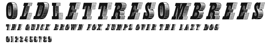 OldLettresOmbrees Preview