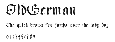 OldGerman Preview