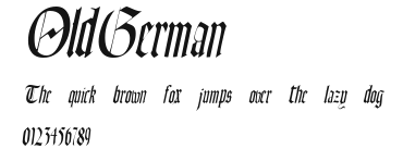 OldGerman Preview