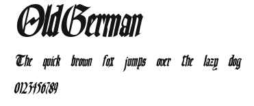 OldGerman Preview