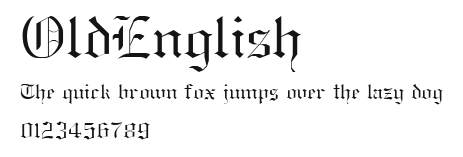 OldEnglish Preview