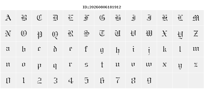 Character Map