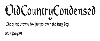 OldCountryCondensed Preview