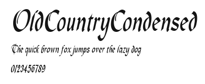 OldCountryCondensed Preview