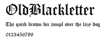 OldBlackletter Preview