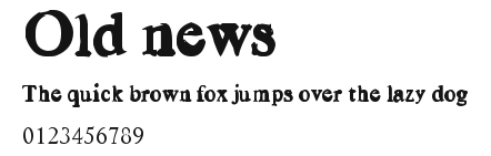 Old news Preview