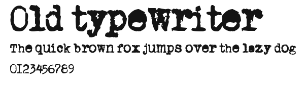 Old typewriter Preview