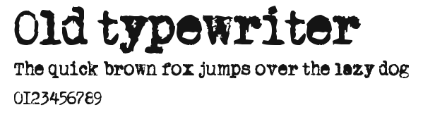 Old typewriter Preview