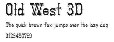 Old West 3D Preview