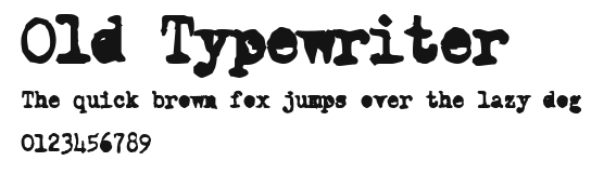 Old Typewriter Preview