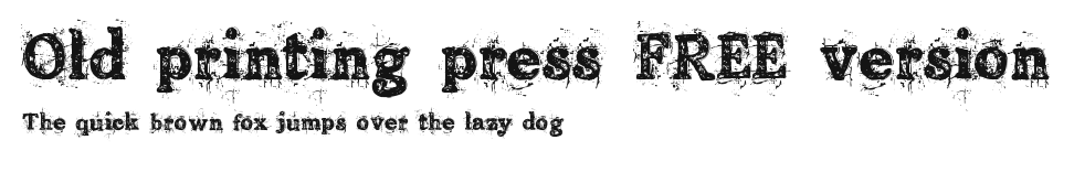 Old printing press_FREE-version Preview