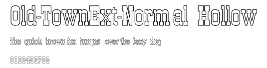 Old-TownExt-Normal Hollow Preview
