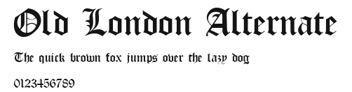 Old London Alternate Preview