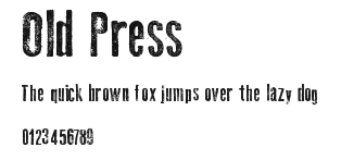 Old Press Preview