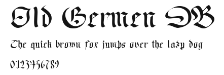Old Germen DB Preview