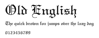 Old English Preview