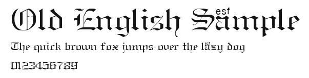 Old English Sample Preview