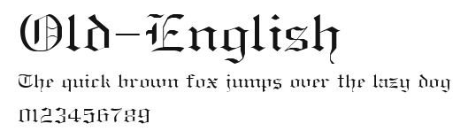 Old-English Preview
