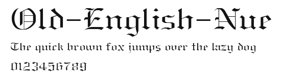 Old-English-Nue Preview
