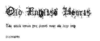Old English Hearts Preview