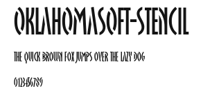 OklahomaSoft-Stencil Preview
