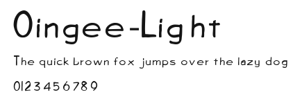 Oingee-Light Preview