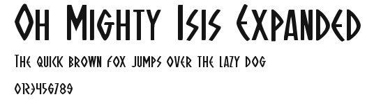 Oh Mighty Isis Expanded Preview