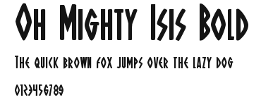 Oh Mighty Isis Bold Preview