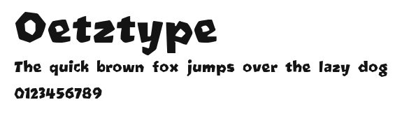 Oetztype Preview