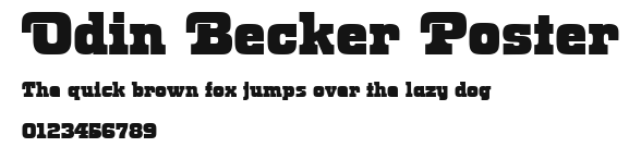 Odin Becker Poster Preview