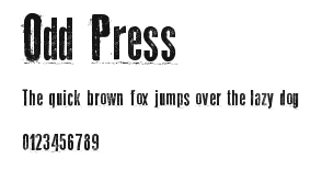 Odd Press Preview